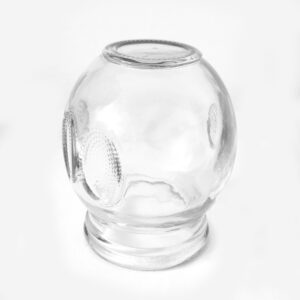 Ventouse en verre Hijama T2 – Cupping traditionnel à chaud, réutilisable, en verre médical résistant pour thérapie par le feu