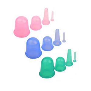 Ventouses Anti-Cellulite en Silicone 1-2-4, Kit de thérapie