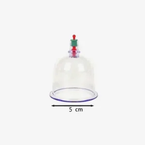 Ventouse Hijama T2 5 cm – taille standard pour cupping therapy, en plastique médical