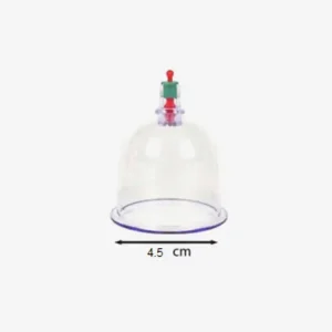 Ventouse Hijama T3 4,5 cm – petite taille en plastique pour cupping therapy ciblée