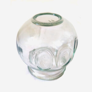 Ventouse en verre Hijama T4 – Cupping traditionnel à chaud, réutilisable, en verre médical résistant pour thérapie par le feu