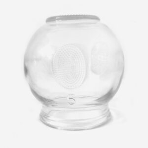 Ventouse en verre Hijama T5 – Cupping traditionnel à chaud, réutilisable, en verre médical résistant pour thérapie par le feu