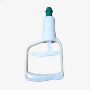 Pompe à Vide Hijama Grand Modèle en plastique blanc avec embout vert, pour usage intensif avec ventouses hijama