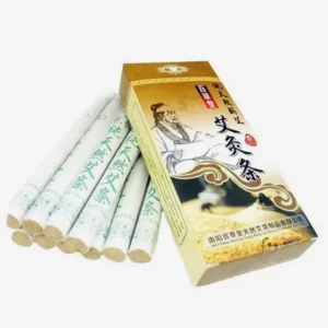 Boîte de 10 bâtons de moxibustion 40:1 en armoise naturelle vieillie 5 ans – thérapie traditionnelle chinoise
