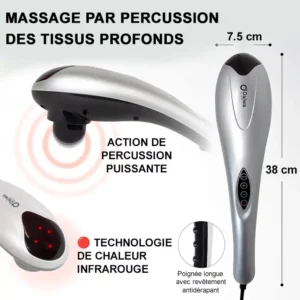 Energy King Massager Infrarouge - Appareil de Massage Puissant Anti-Douleur, Brûle-Graisses et Relaxation Totale