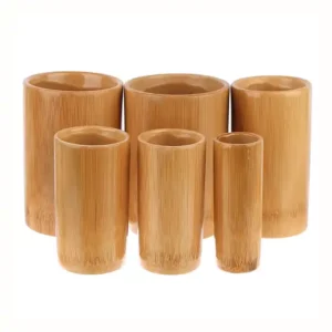 Kit Ventouses Hijama en Bambou Naturel – Set 6 Tailles pour Cupping Therapy & Massage Détox