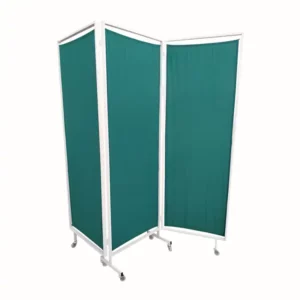 Paravent Médical 3 Volets Pliables avec Roulettes – Structure Métallique Robuste Créez une intimité optimale dans tout environnement médical ou professionnel.